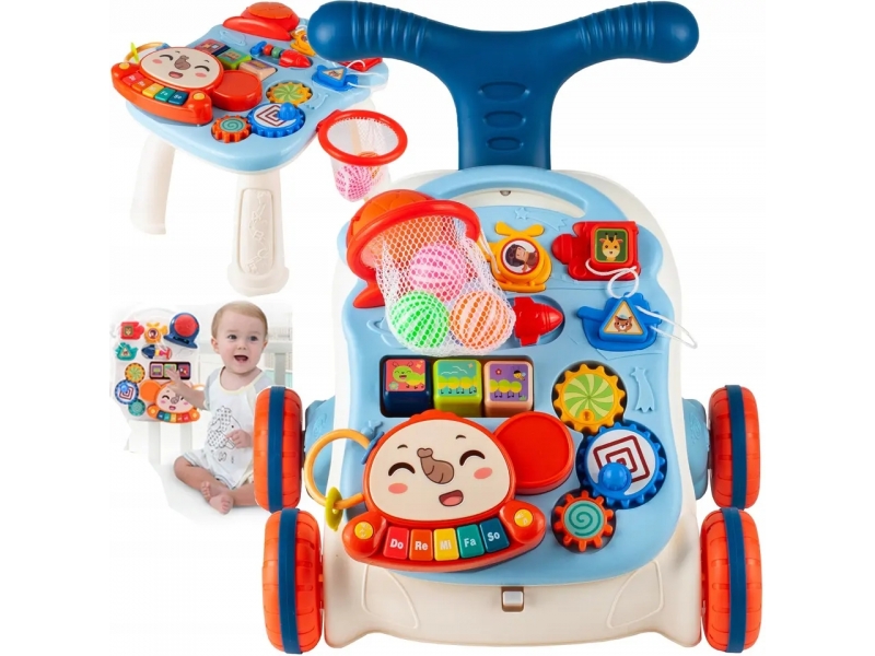 Antepremergator multifunctional 5 in 1 AliBibi, alb-albastru