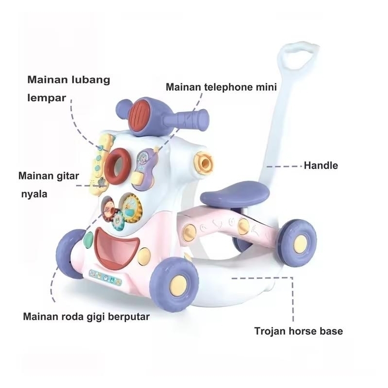Antepremergator multifunctional 6 in 1 AliBibi purple