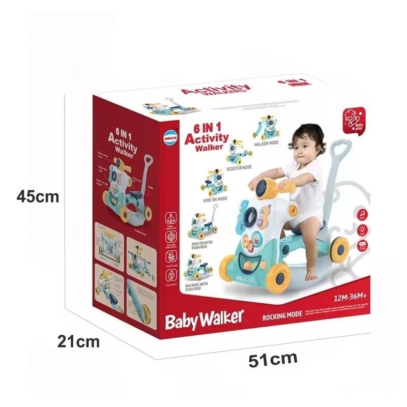 Antepremergator multifunctional 6 in 1 AliBibi blue