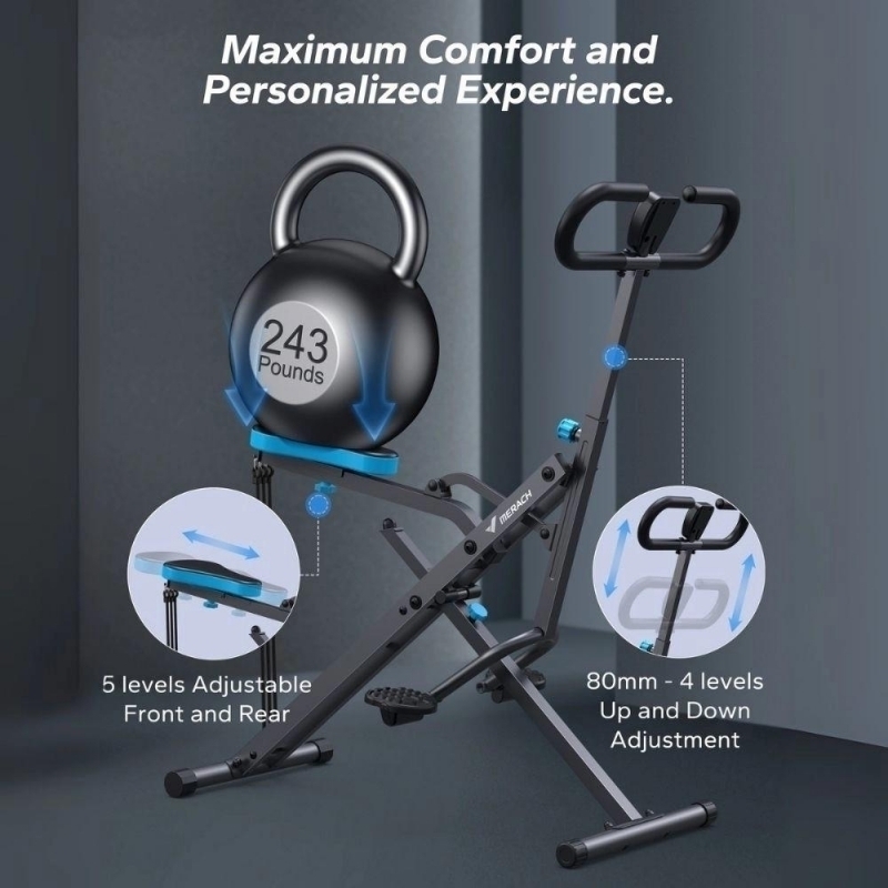 Aparat genuflexiuni Squat Assist MR-R07, Merach