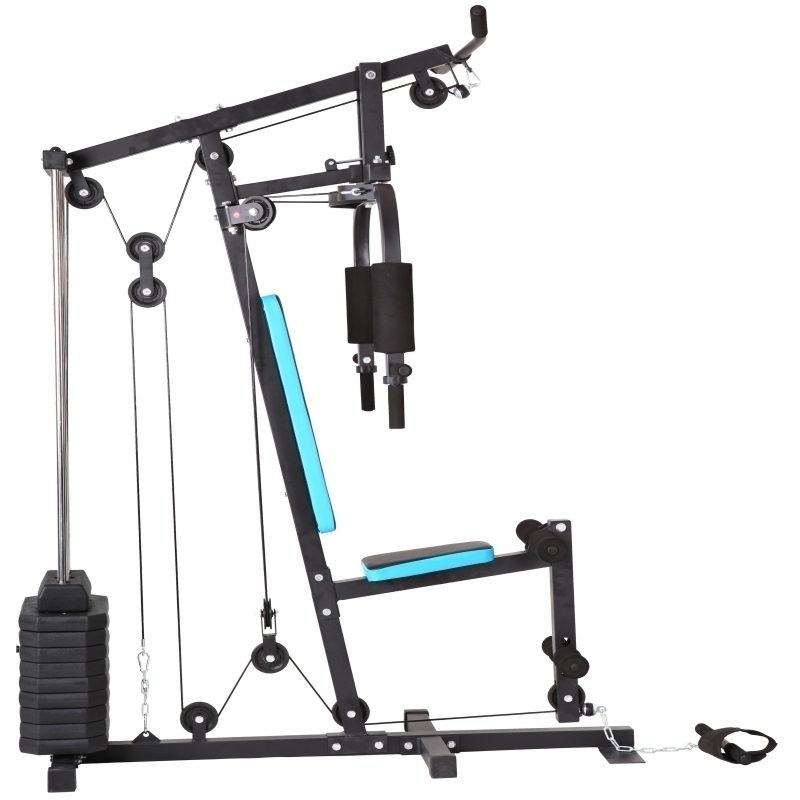 Aparat multifunctional FitTronic® Atletic 420, 45 kg incluse, greutate maxima utilizator 120 kg, bara tractiune 