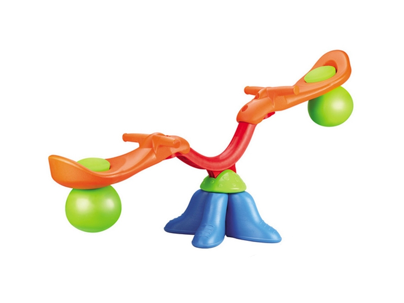 Balansoar AliBibi pt interior sau exterior, din plastic, cu doua locuri pentru copii 