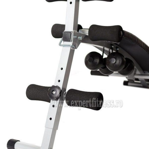 Bancă abdomene cu gantere HouseFit DH 8113