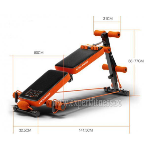 Banca reglabila cu corzi FitTronic B01