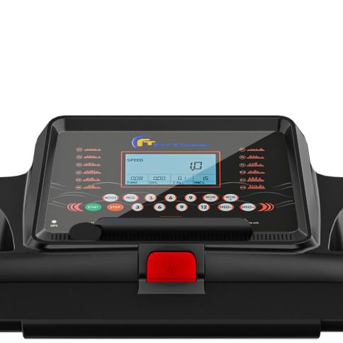 Banda de alergare electrica FitTronic K4000, motor de 3.5 CP, greutate suportata 140 kg, inclinatie 15%, bluetooth, USB, MP3