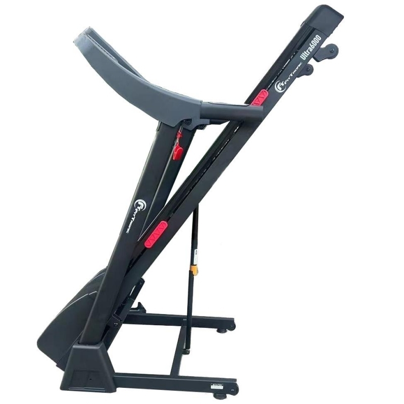 Banda de alergare electrica FitTronic Ultra 6000 motor 3.0 CP, inclinatre electrica 15%, greutate suportata 130 kg, aplicatia Fitshow App, intrare MP3, conectare bluetooth	
