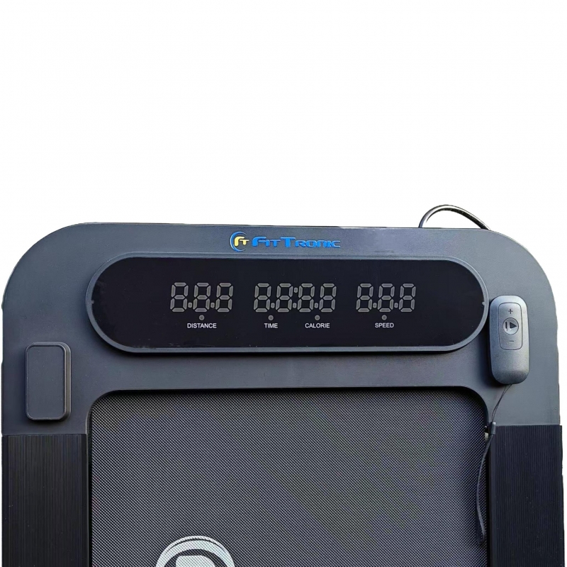 Banda de alergare electrica FitTronic Ultra Walk 100, motor 1.75 CP, greutate suportata 100 kg, telecomanda, afisaj LED,  suprafata de alergare lata de 40 cm