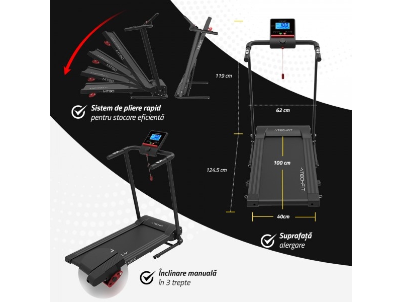 Banda de alergat electrica TECHFIT NOU MT90N