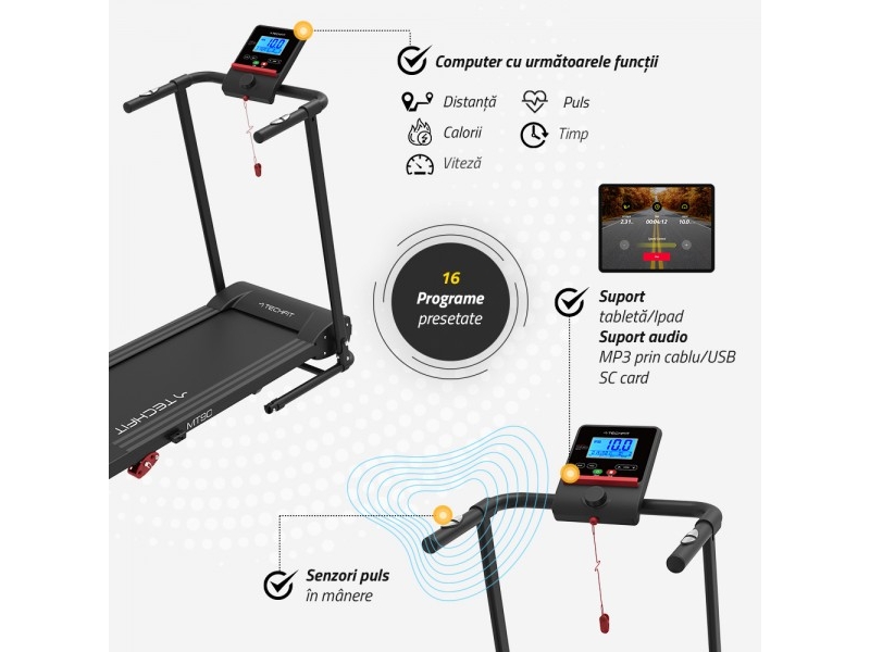 Banda de alergat electrica TECHFIT NOU MT90N