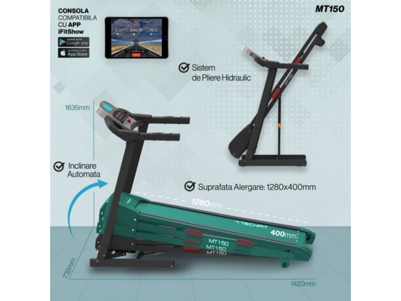 Banda de alergare TECHFIT MT150