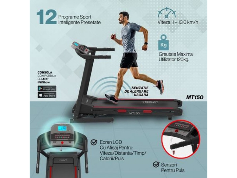 Banda de alergare TECHFIT MT150