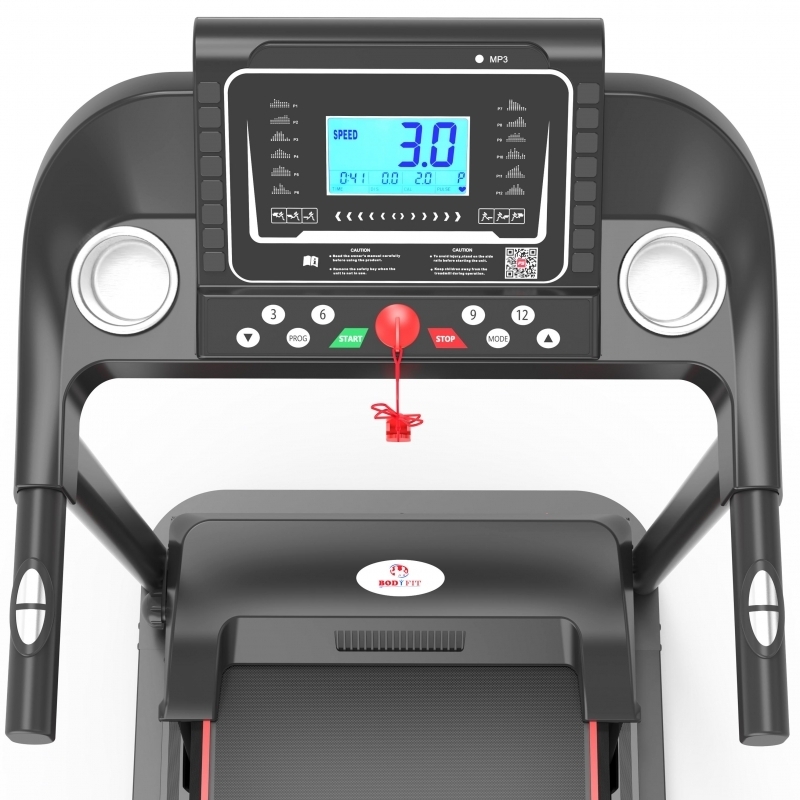 Banda de alergat Bodyfit Z2000, motor 2.0CP, greutate suportata 110 kg, inclinatie manuala pe 3 trepte