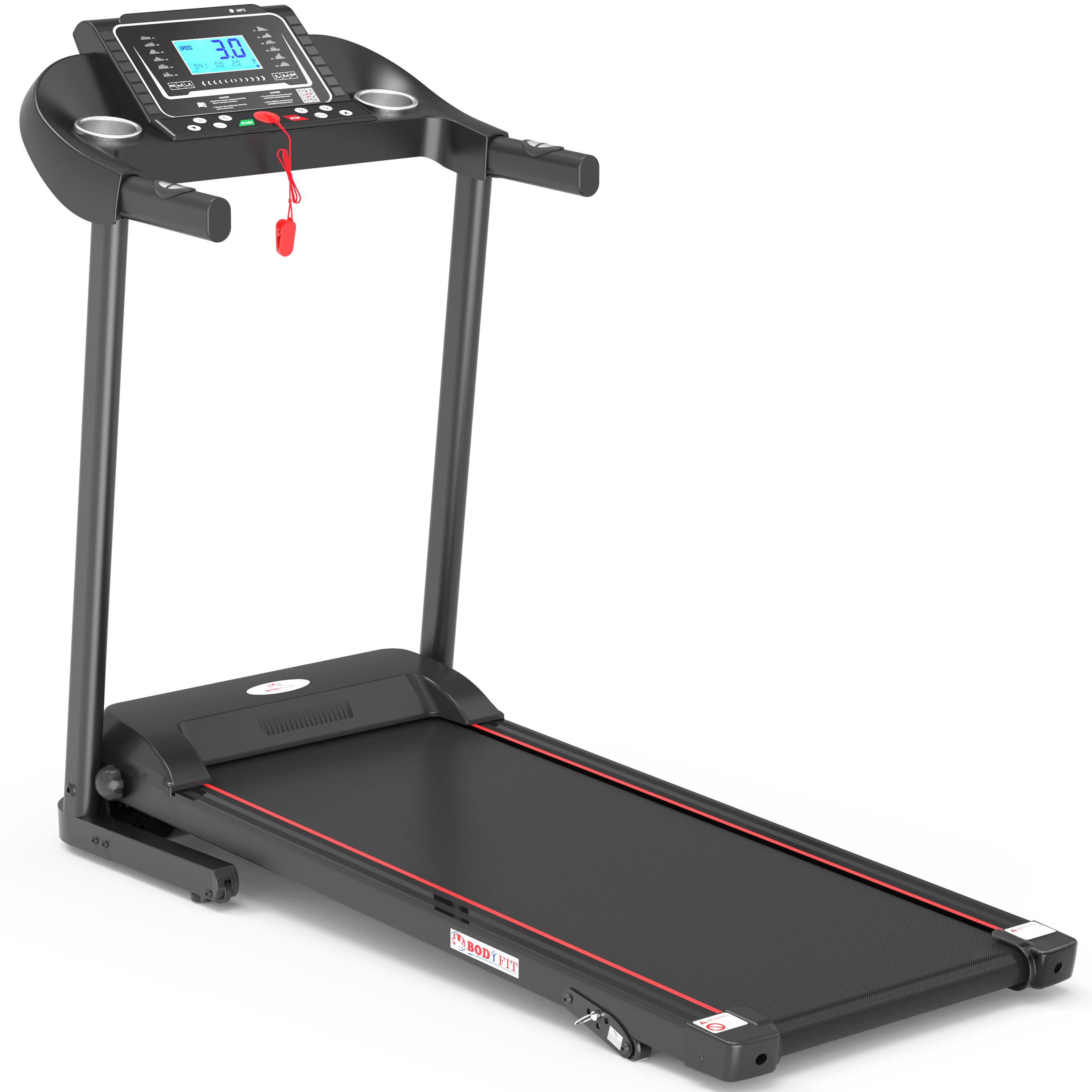 Banda de alergat Bodyfit Z2000, motor 2.0CP, greutate suportata 110 kg, inclinatie manuala pe 3 trepte