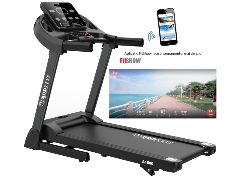 Banda de alergat electrica BodyFit A1500 Resigilat 