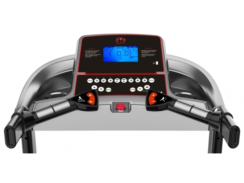 Banda de alergat electrica BodyFit A6000, Motor 3.25 CP, App FitShow, 15% Inclinatie electrica, Viteza pana la 16km/h, 130 kg Greutate Suportata, Suprafata alergare 130 x 46 cm