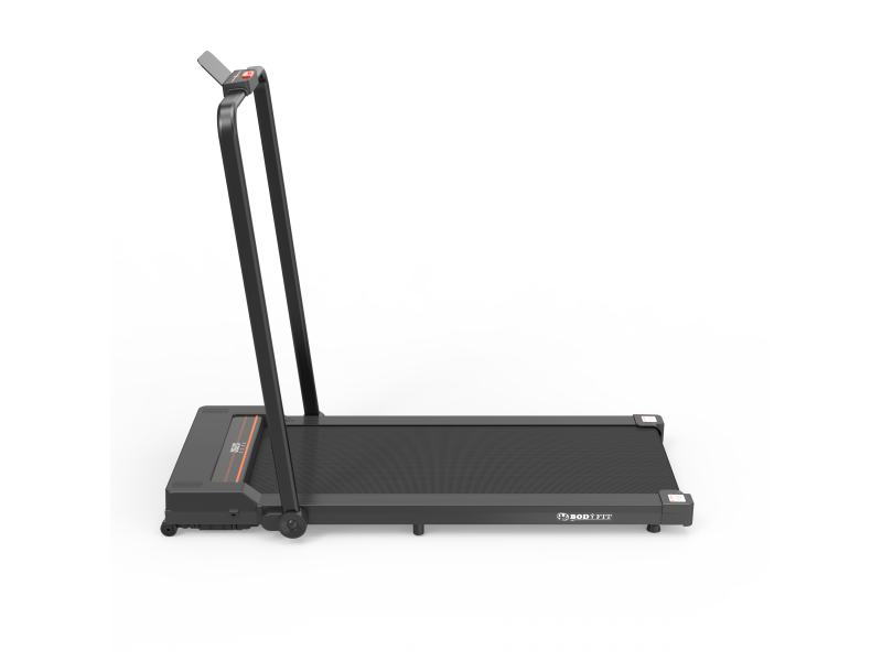  Banda de alergat electrica Bodyfit Z1000, motor de 2.0 CP, viteza 1-10 km/h, greutate suportata 100 kg