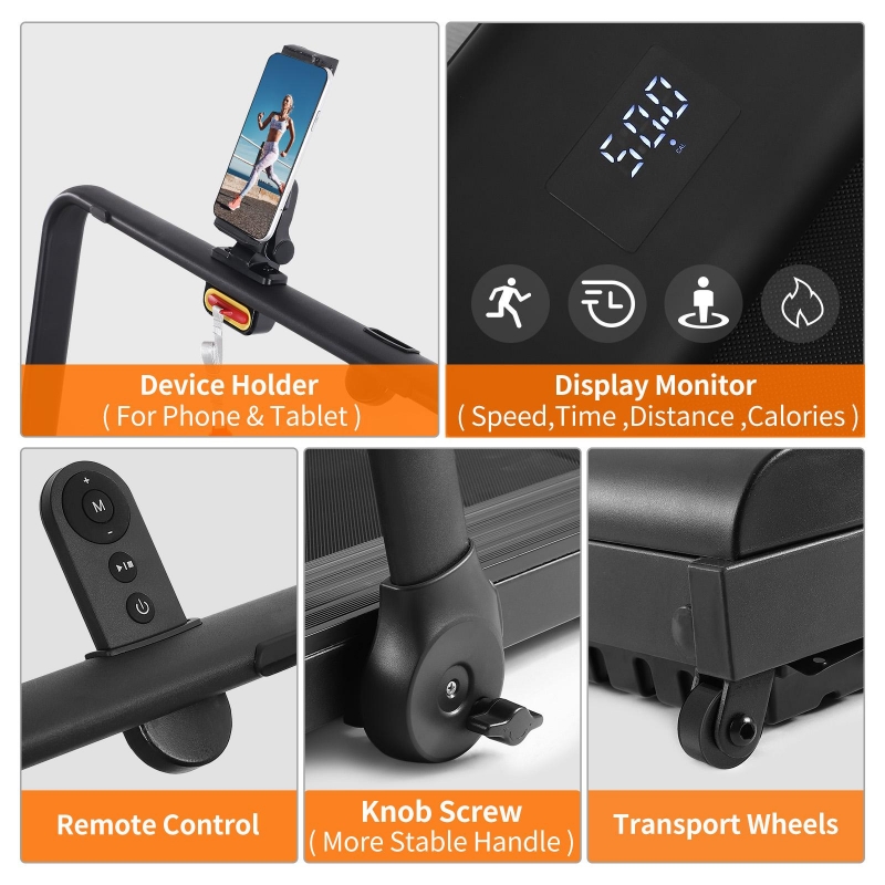 Banda de alergat electrica FitTronic Delta 1100, Viteza pana la 14km/h, motor 2.0 CP, Apps Kinomap, Zwift, Newrunway