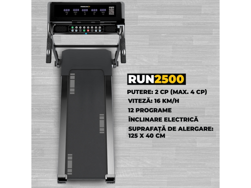 Banda de alergat electrica PROGRESSIVE RUN2500