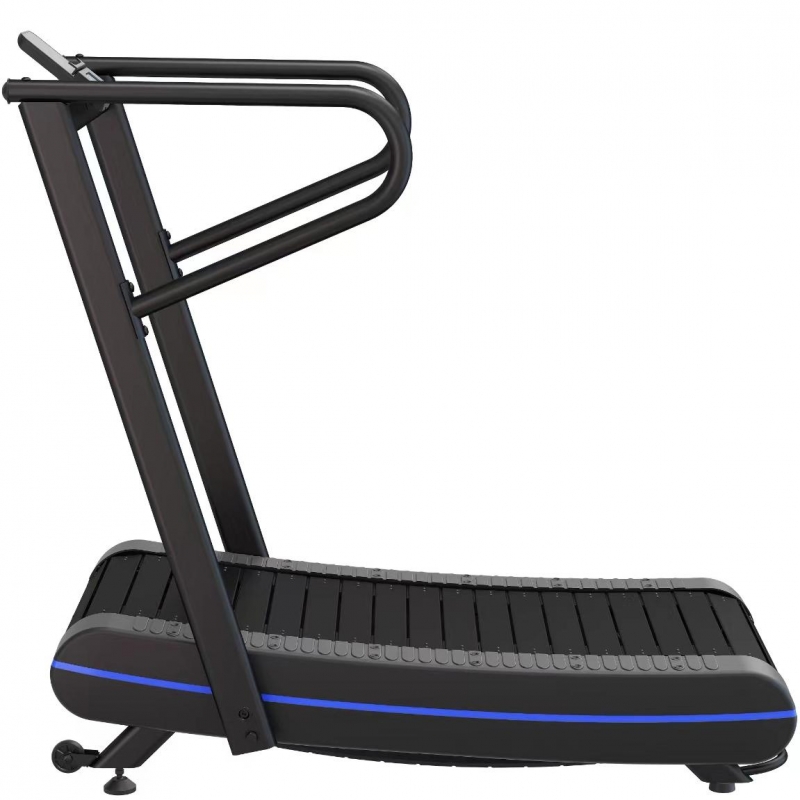 Banda de alergat semiprofesionala FitTronic G1000, fara motor, suprafata de alergare curbata
