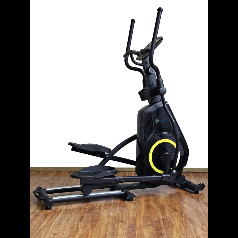 Bicicleta eliptica FitTronic 609ET, Apps Zwift, Kinomap, Fitshow, 12 kg volanta, 120 kg greutate suportata
