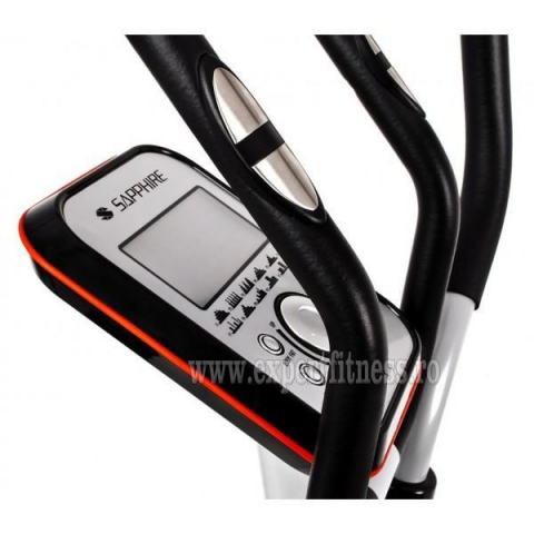 Bicicleta eliptica GALAXY II negru/argintiu