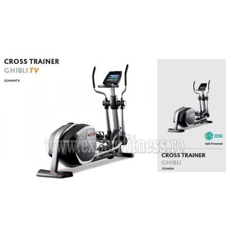 Bicicleta eliptica profesionala cu ecran TV Panatta GHIBLI 2012