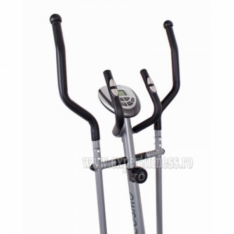 Bicicleta eliptica Sapphire Cosmo argintiu/negru