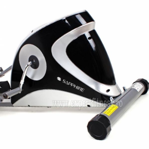 Bicicleta eliptica Sapphire Cosmo argintiu/negru