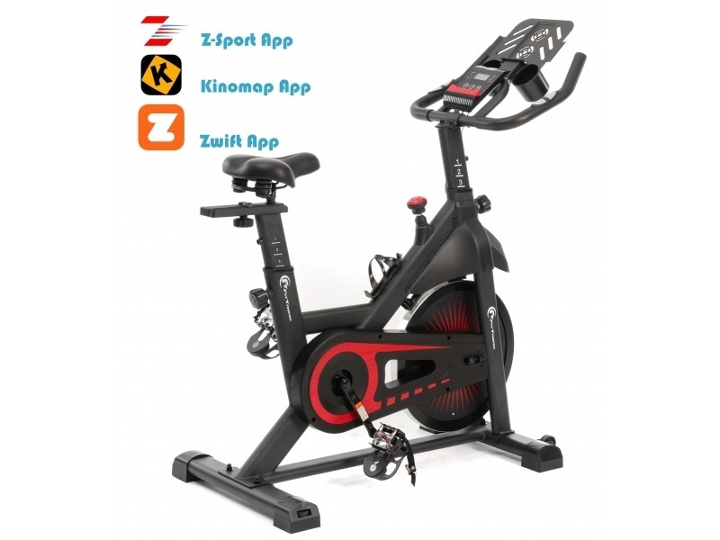 Bicicleta indoor cycling FitTronic SB8000, Kinomap, Zwift, z-sport