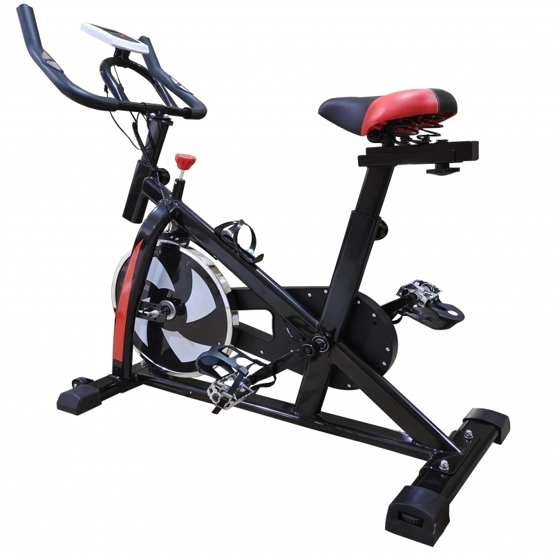 Bicicleta indoor cycling FitTronic® Trainer  Spin 700, design robust, greutate volanta 8 kg, afisaj LCD, greutate suportata 120 kg