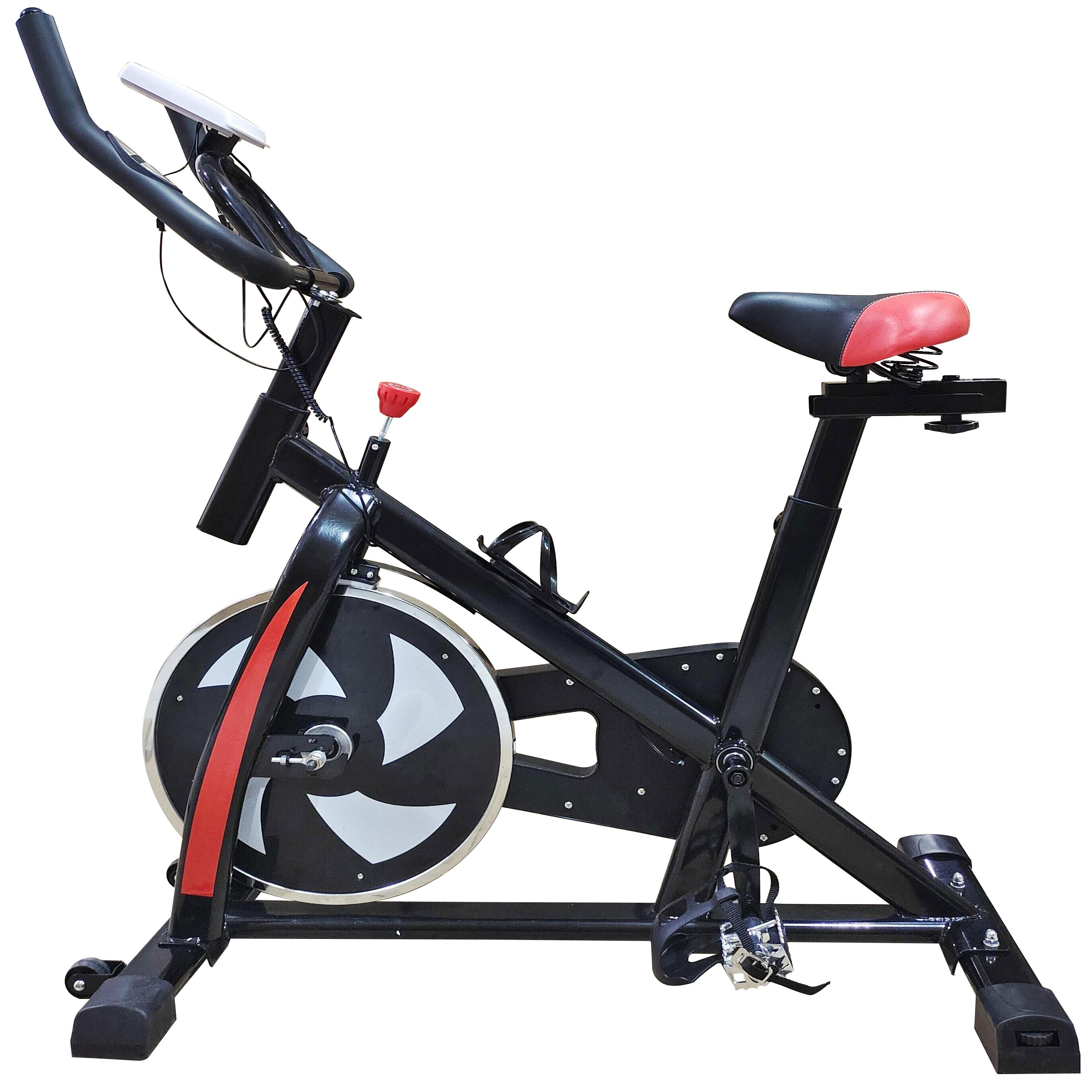 Bicicleta indoor cycling FitTronic® Trainer  Spin 700, design robust, greutate volanta 8 kg, afisaj LCD, greutate suportata 120 kg