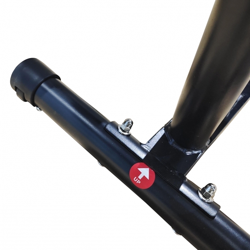 Bicicleta magnetica eliptica FitTronic® Trainer 410E, design robust, greutate suportata 120 kg, volanta 7 kg, afisaj electronic