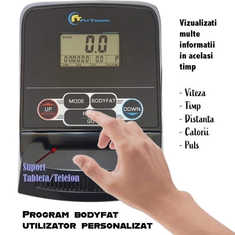 Bicicleta magnetica FitTronic 510B