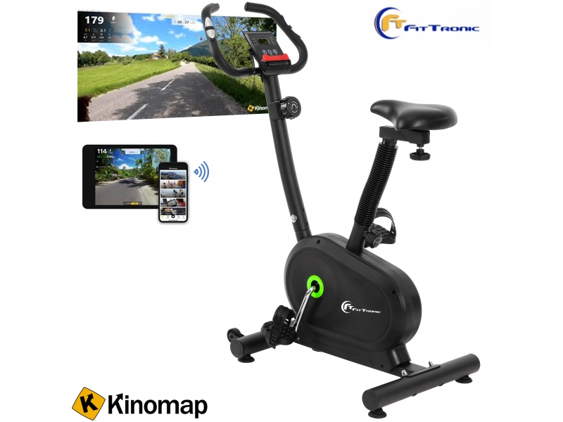 Bicicleta magnetica FitTronic MB3000, Kinomap, Zwift si z-sport