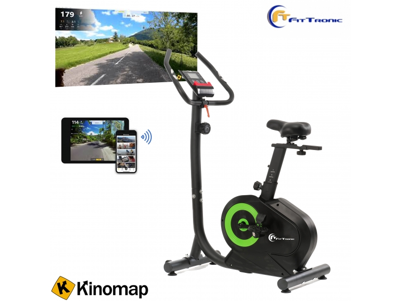 Bicicleta magnetica FitTronic MB5000, Kinomap, Zwift si Z-sport