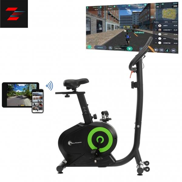 Bicicleta magnetica FitTronic MB5000, Kinomap, Zwift si Z-sport RESIGILAT