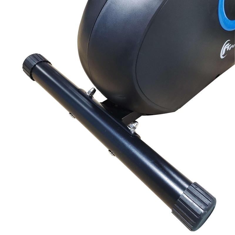 Bicicleta magnetica FitTronic® Trainer 410B, design robust, greutate suportata 100 kg, volanta 6 kg, afisaj electronic