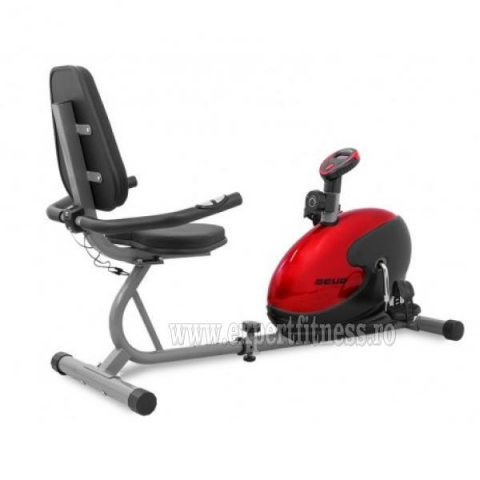 Bicicleta magnetica recumbent Scud Swift H3 -rosu