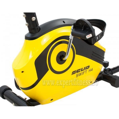 Bicicleta magnetica recumbent Scud Swift H4-galbena