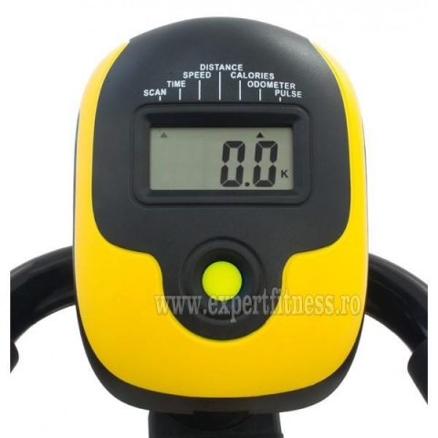 Bicicleta magnetica recumbent Scud Swift H4-galbena