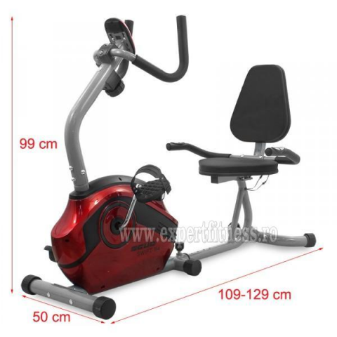 Bicicleta magnetica recumbent Scud Swift H4-rosie