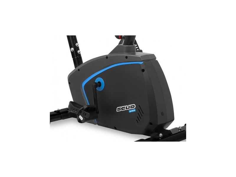 Bicicleta magnetica SCUD V-FIT - Negru/Albastru