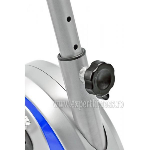 Bicicleta magnetica SMART- argintiu/albastru