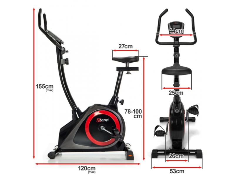 Bicicleta magnetica Sportmann Abaros RW-33