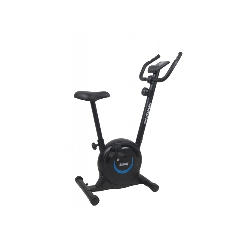 Bicicleta magnetica SPORTMANN Elinof, negru-rosu