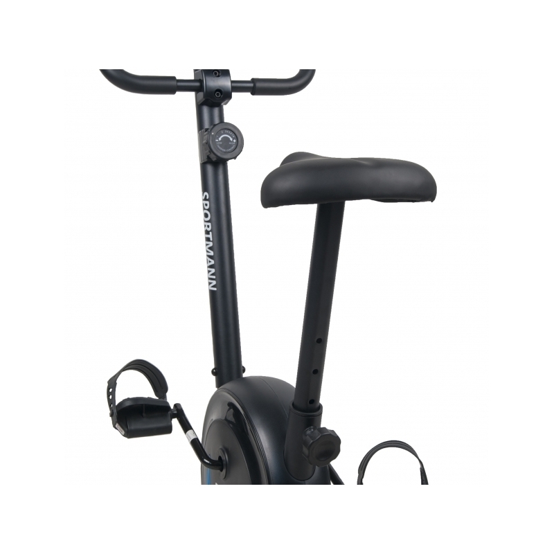 Bicicleta magnetica SPORTMANN Elinof, negru-rosu
