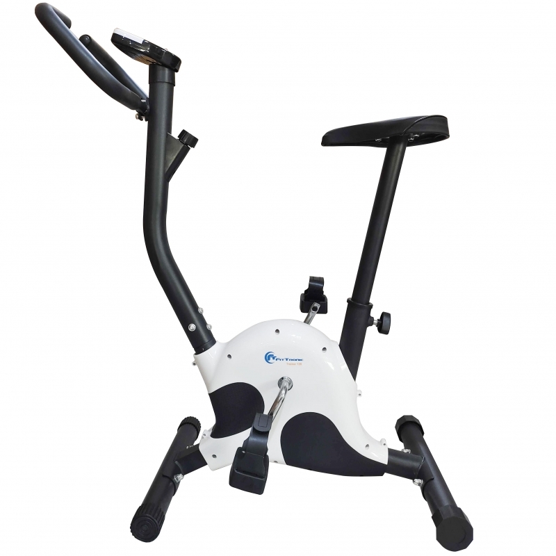 Bicicleta mecanica FitTronic® Trainer 120, compacta, afisaj inclus, posibilitate de reglare a dificultatii la pedalare