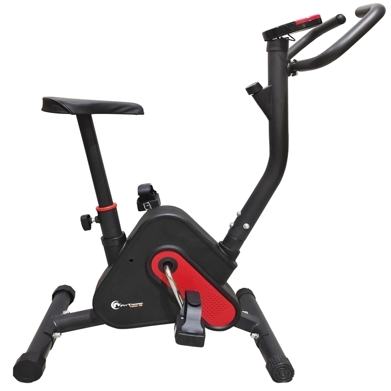 Bicicleta mecanica FitTronic® Trainer 130, compacta, afisaj inclus, posibilitate de reglare a dificultatii la pedalare