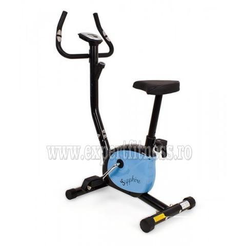 Bicicleta mecanica VINTAGE - albastru-negru