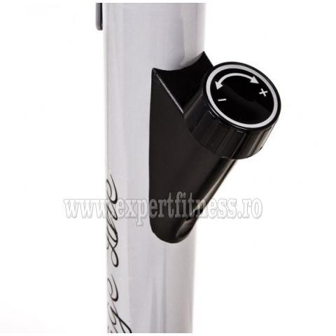 Bicicleta mecanica VINTAGE - argintiu/negru